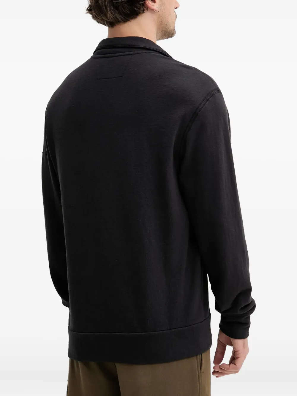 C.P. Company Sweater met Lens-detail Zwart