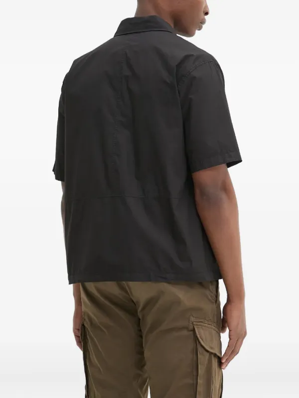 CP COMPANY｜SHORT-SLEEVED SHIRTS (Popeline Pocket Shirts C.P. Company Popeline Pocket short-sleeve Shirt | Black