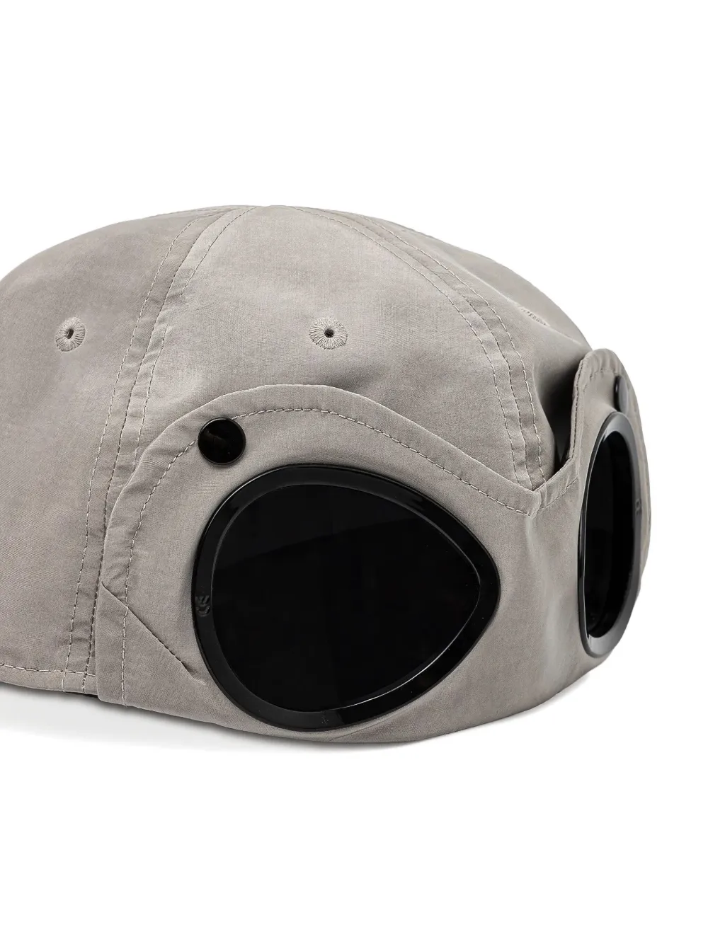 C.P. Company goggle-lens baseball cap - Grijs