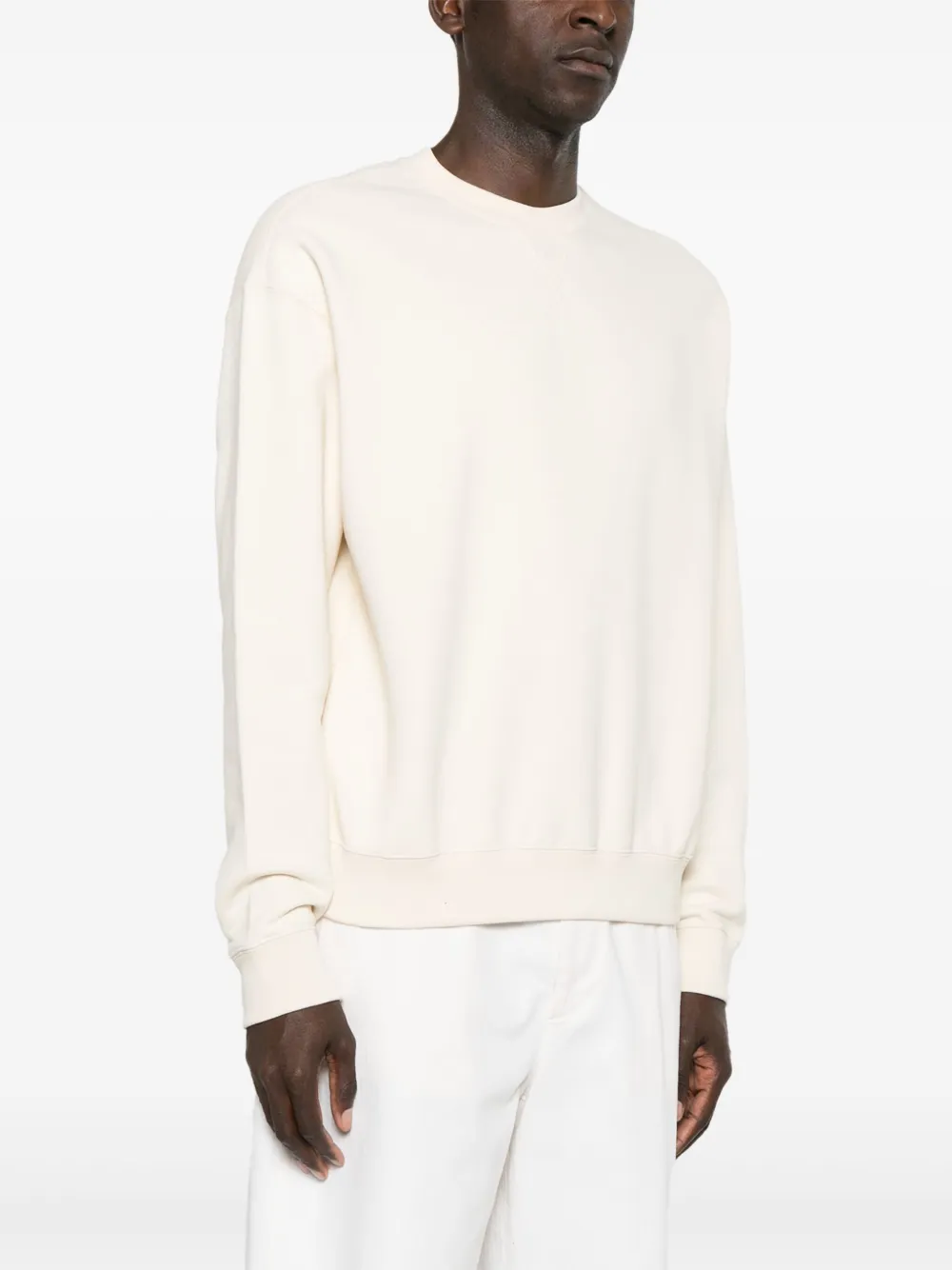 Jil Sander Katoenen sweater Beige