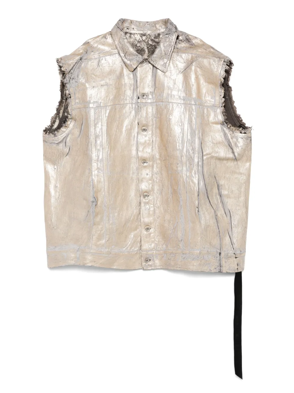 Rick Owens DRKSHDW Katoenen denim top Goud