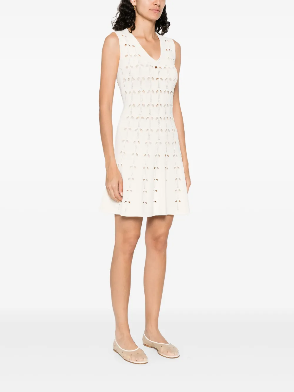 ZIMMERMANN Rhiannon jurk Beige