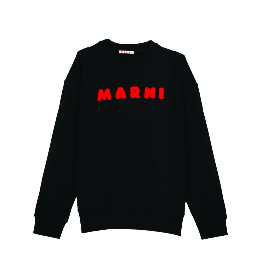 Marni sudadera con logo bordado | negro | Image 1