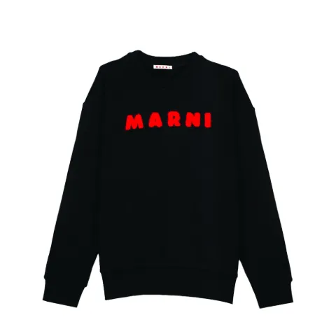 Marni logo-embroidered sweatshirt 