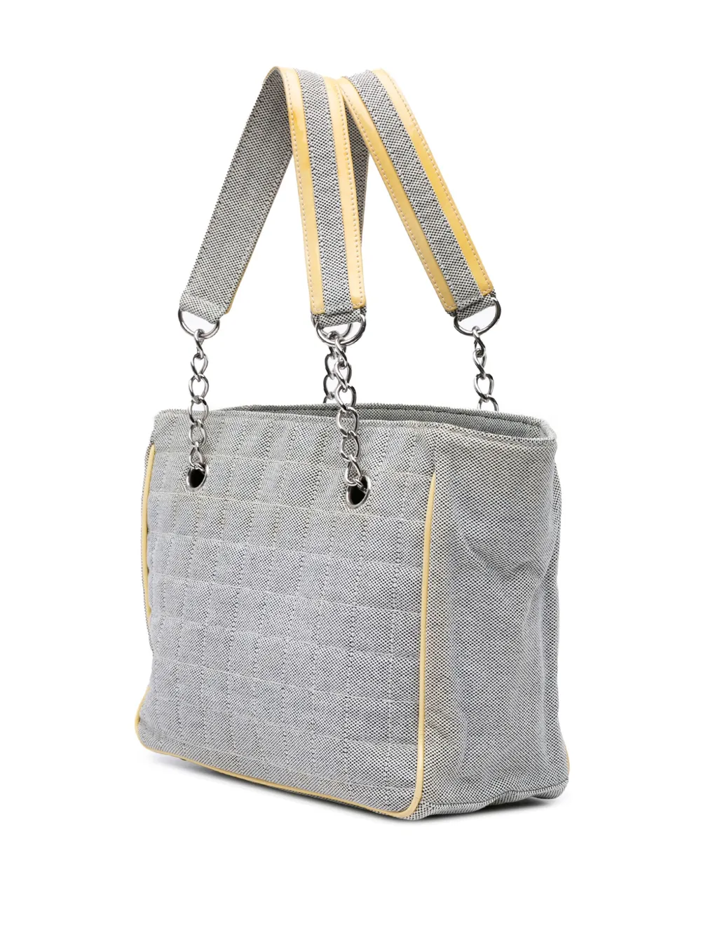 CHANEL Pre-Owned 2005-2006 CC Camellia No. 5 Choco Bar Canvas Tote shoulder bag | Pre-Owned | Image 2