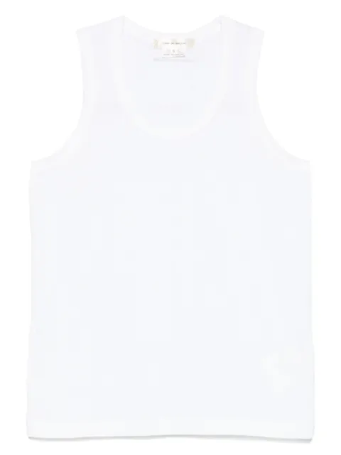 Comme Des Garçons cotton tank top