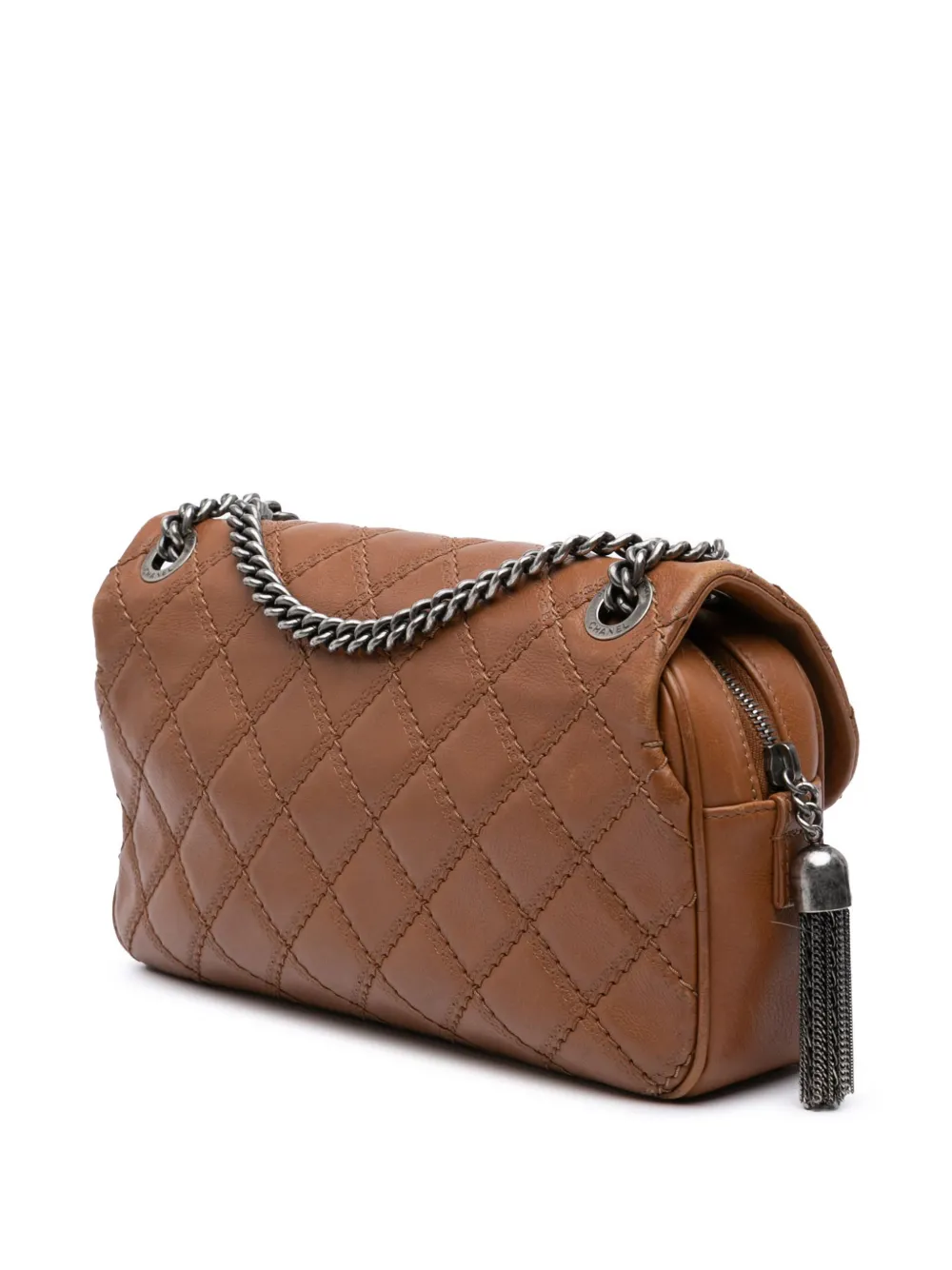 CHANEL Pre-Owned 2013-2014 Paris Edinburgh Medium Calfskin Coco Sporran Flap crossbody bag | Pre-Owned | Image 2
