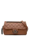 CHANEL Pre-Owned 2013-2014 Paris Edinburgh Medium Calfskin Coco Sporran Flap crossbody bag - Brown