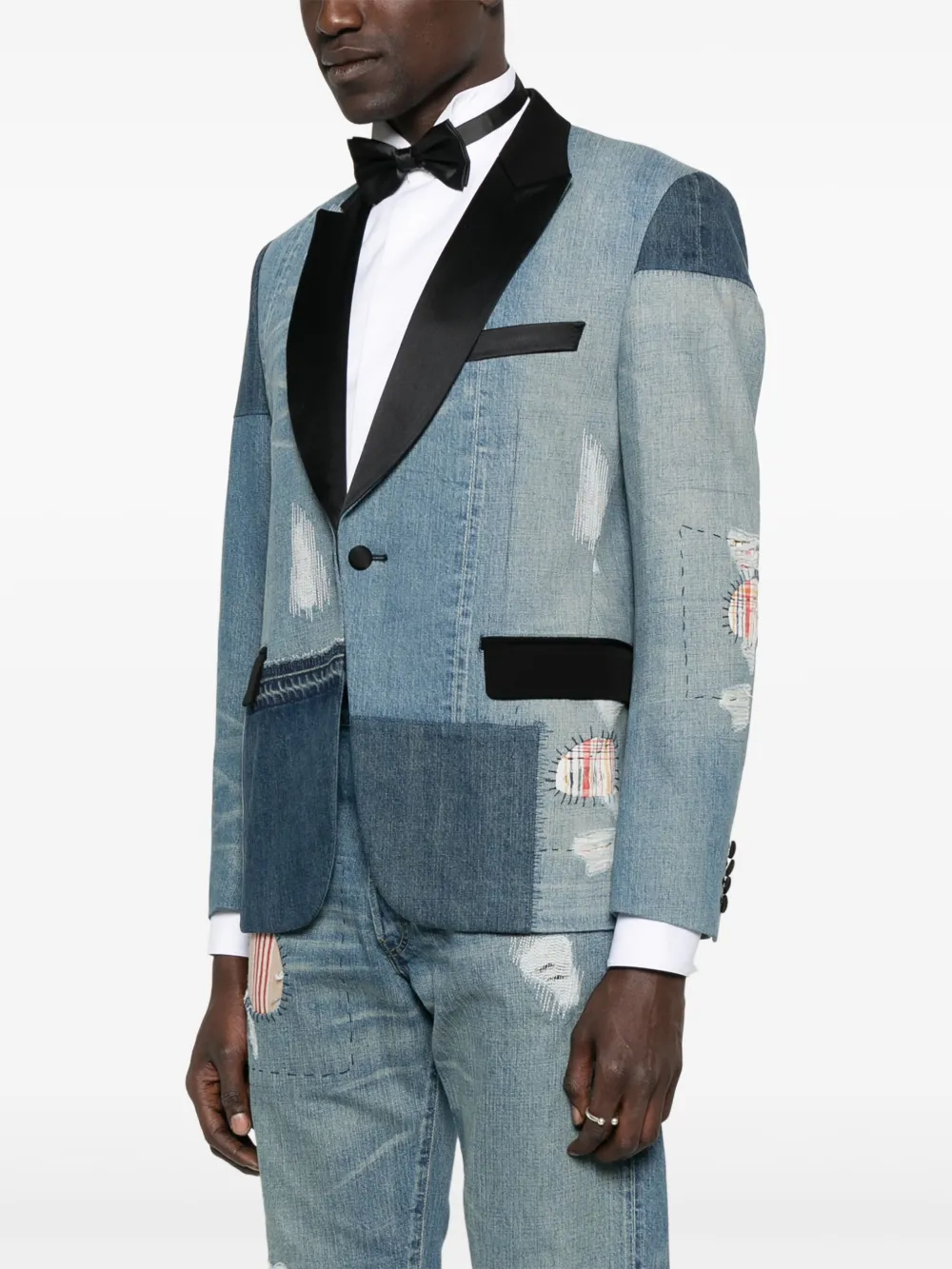 Junya Watanabe MAN Denim blazer Blauw