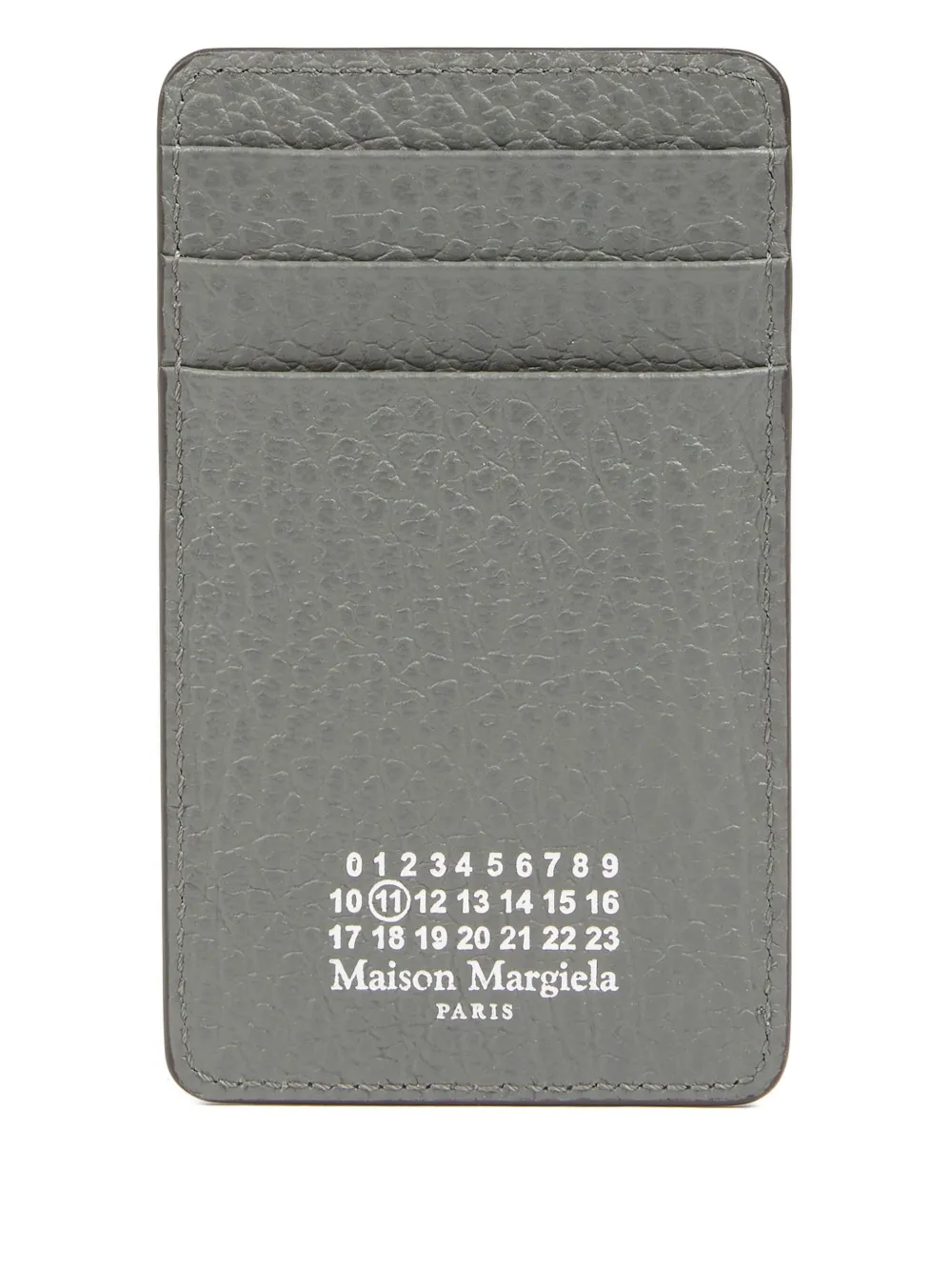 Maison Margiela Leren pasjeshouder Grijs