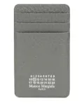 Maison Margiela leather card holder - Grey