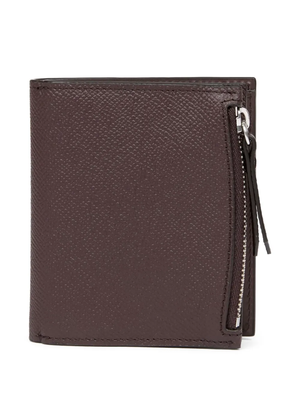 Maison Margiela kleine portemonnee van leer Bruin