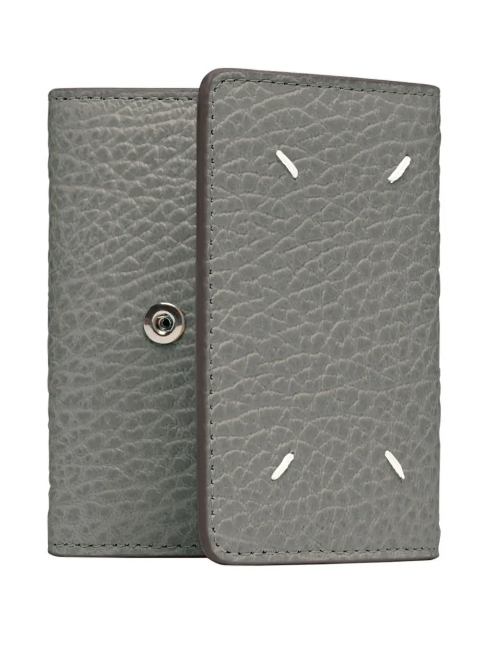 Maison Margiela portemonnee van leer Grijs