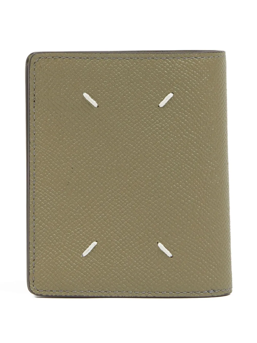 Maison Margiela portemonnee van leer Groen