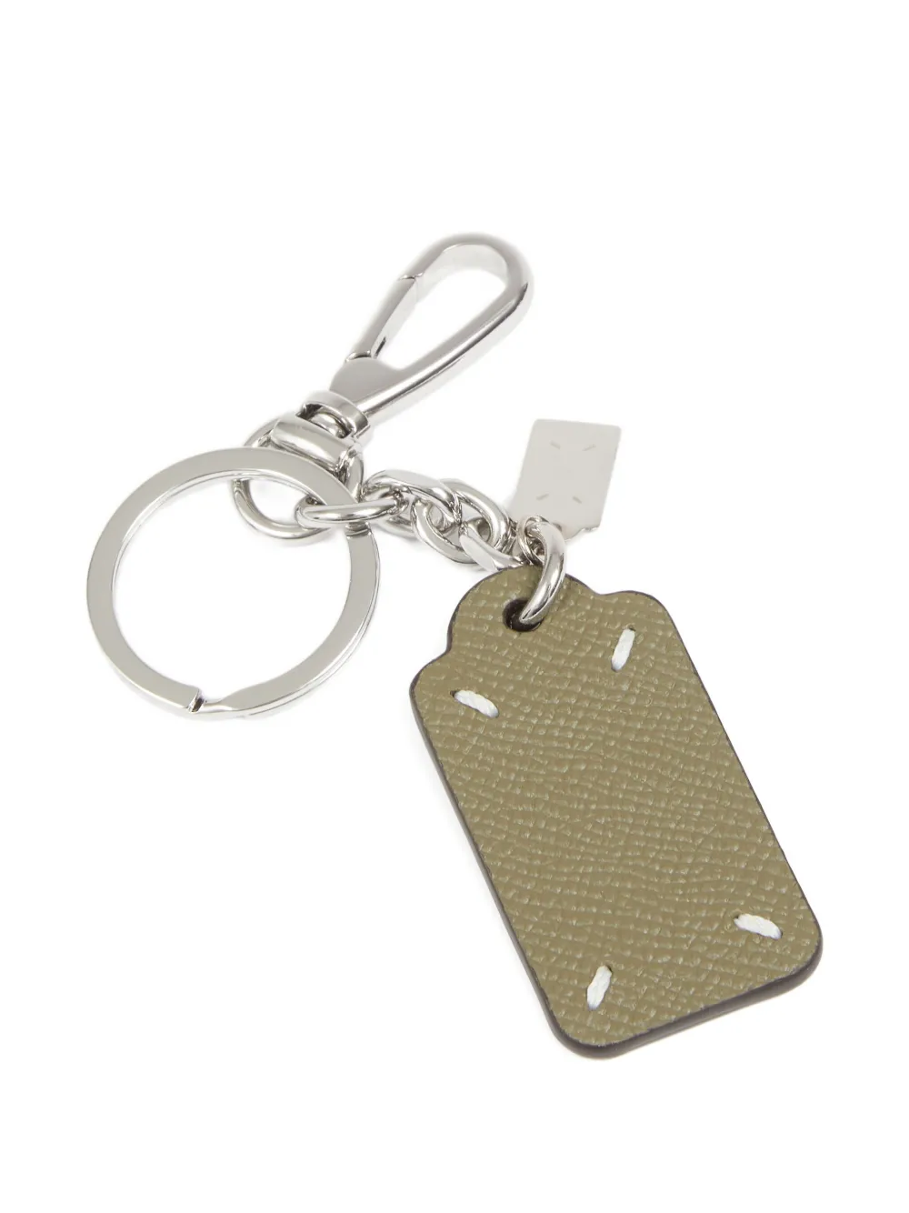 Maison Margiela Sleutelhanger met dubbel label Groen