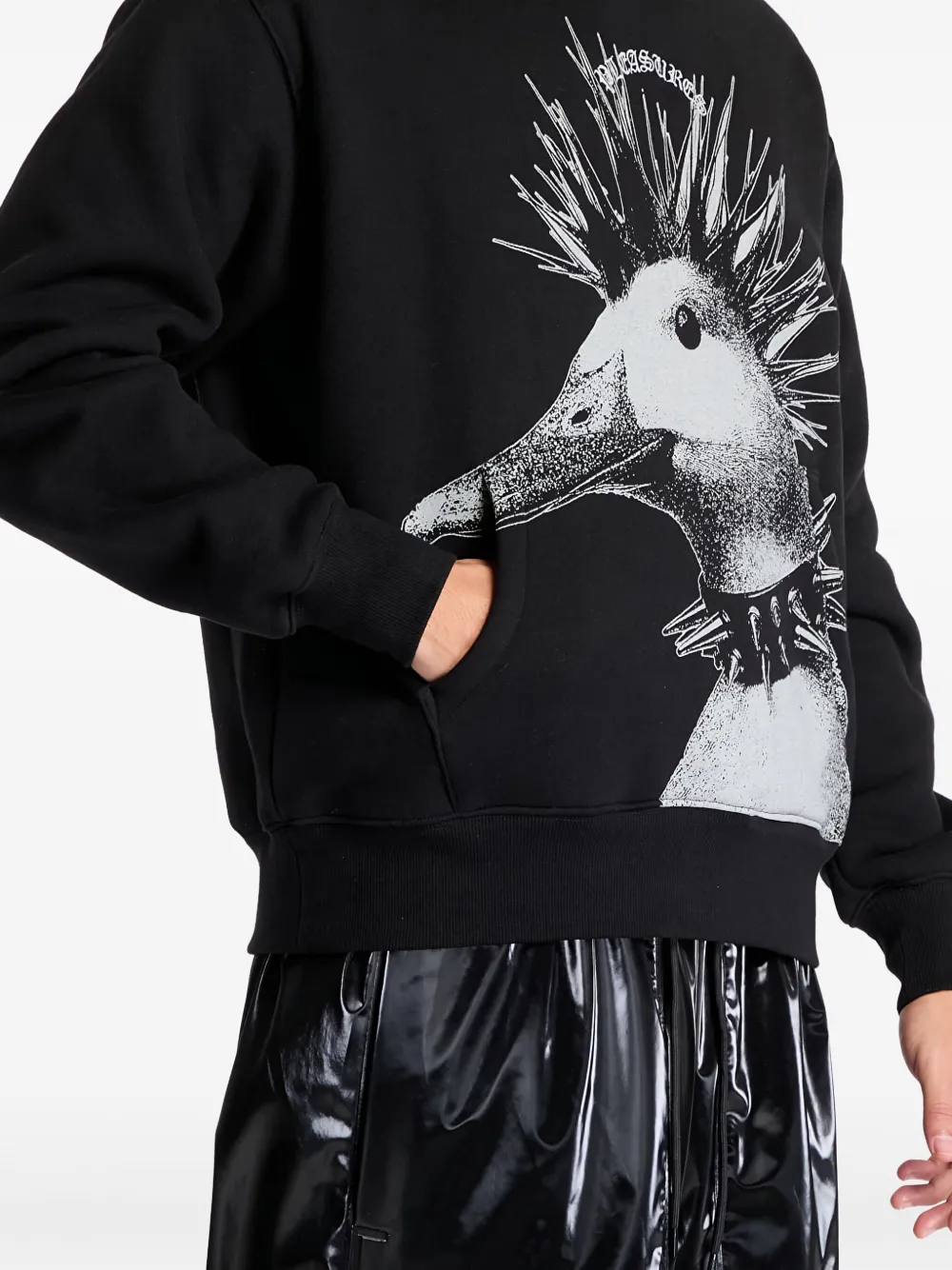 Pleasures Punk Duck hoodie Zwart