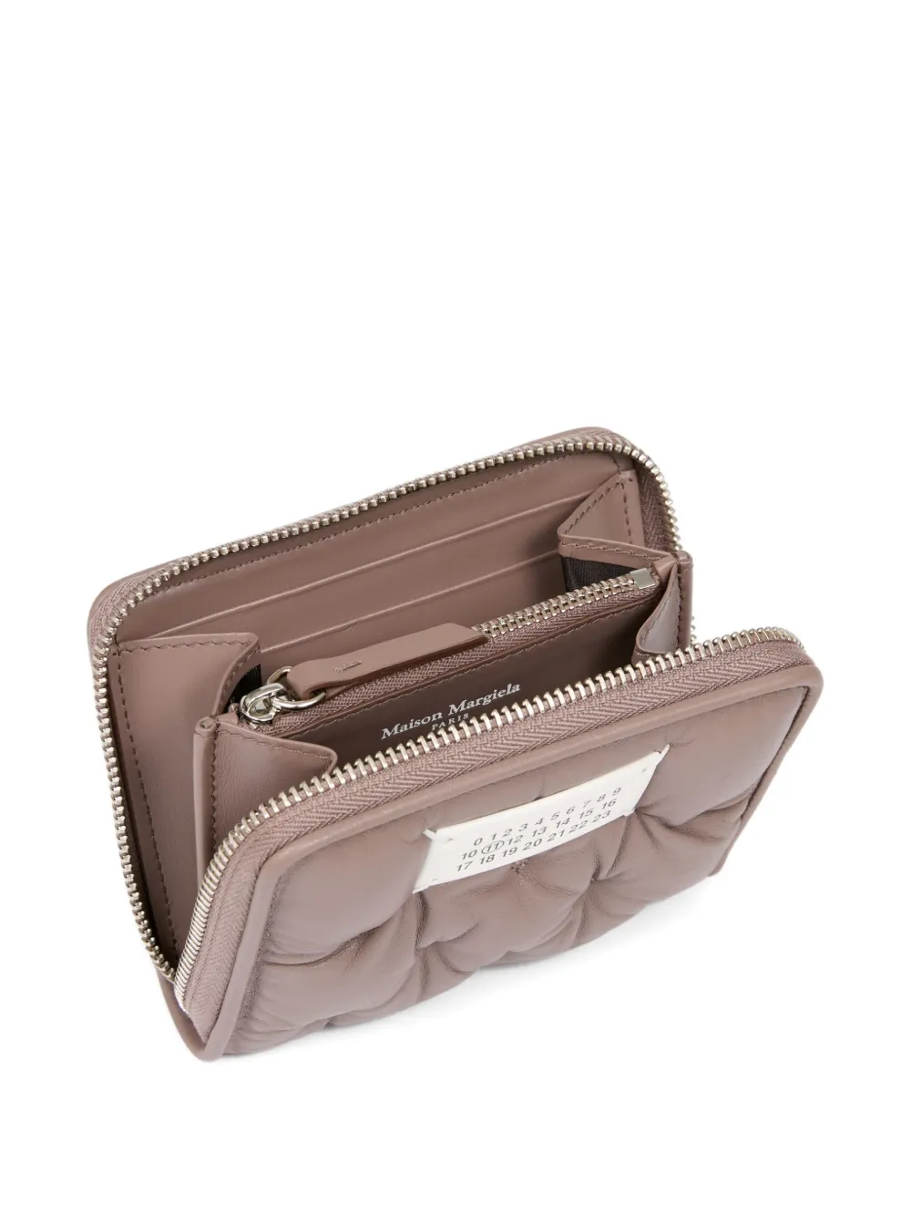 Maison Margiela Portemonnee met rits Beige