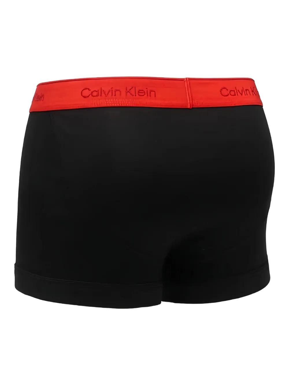 Calvin Klein Drie boxershorts met logo Zwart