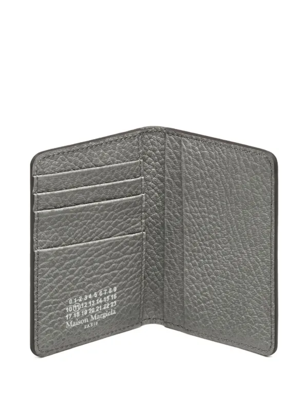 Maison Margiela エンボス グレインレザー カードケース | グレー