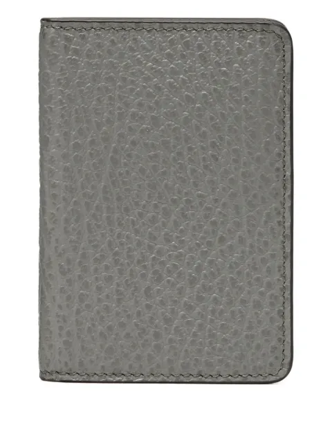 Maison Margiela embossed grainy-leather card holder