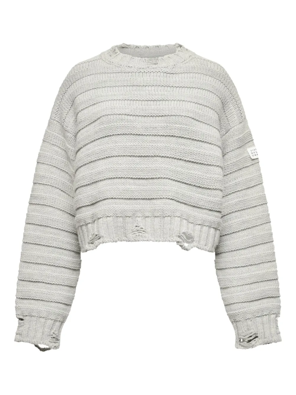 MM6 Maison Margiela Sweater met ronde hals Grijs