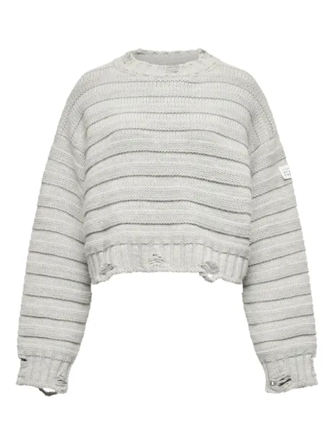 MM6 Maison Margiela sweater med rund hals