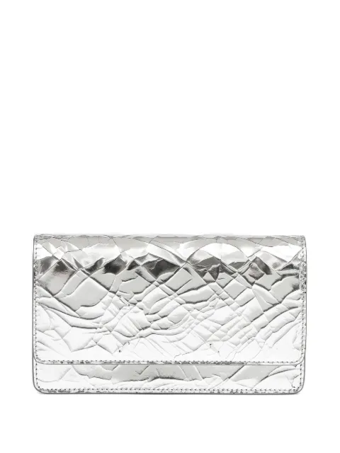 Maison Margiela chain cracked-effect leather shoulder bag