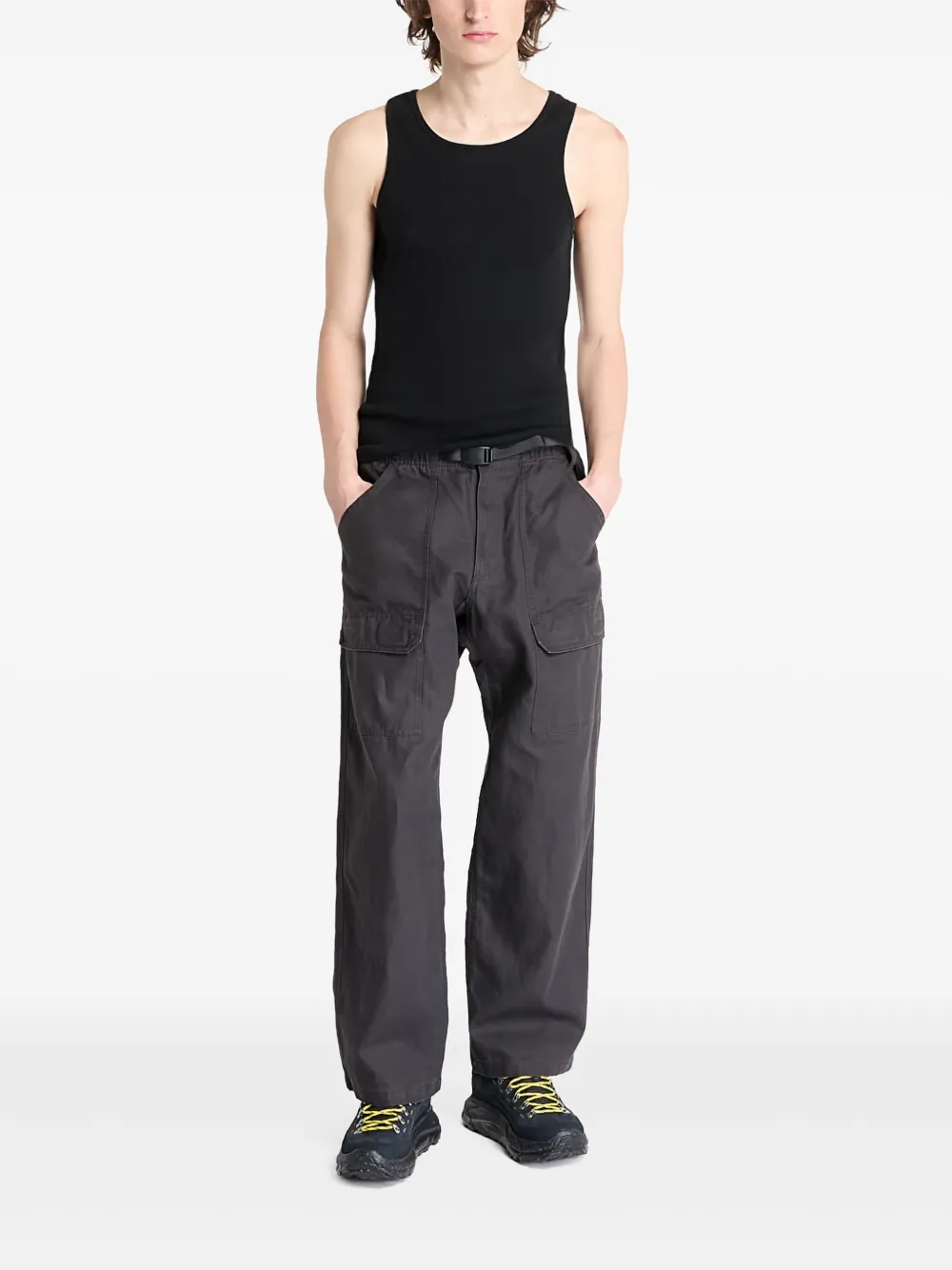Gramicci Broek met wijde pijpen - Bruin