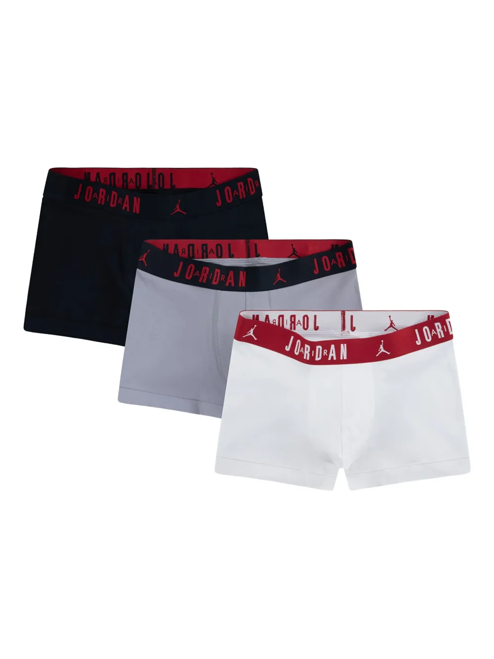 Jordan Drie boxershorts met logoband Zwart