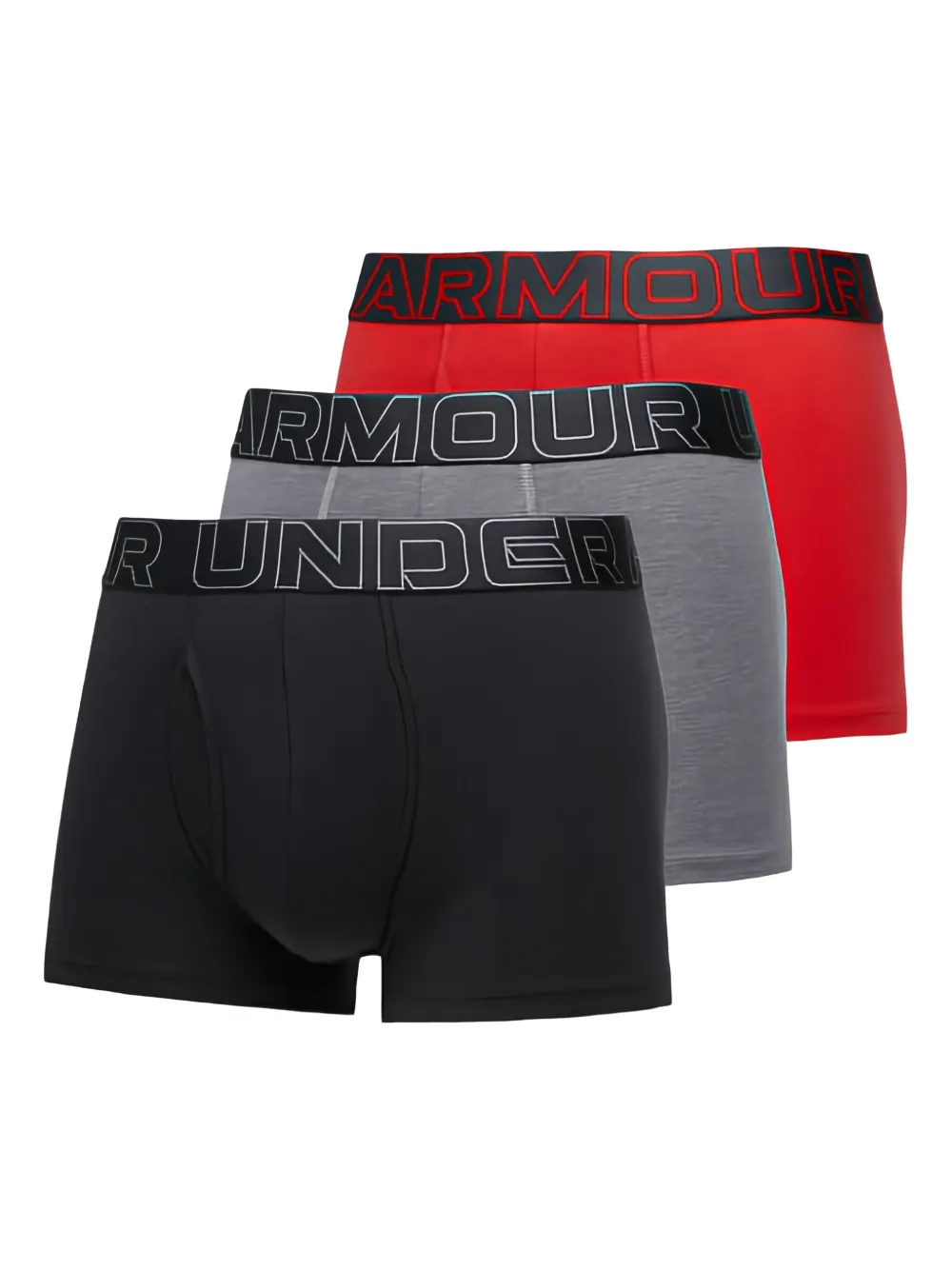 Under Armour Drie boxershorts met logoband Grijs