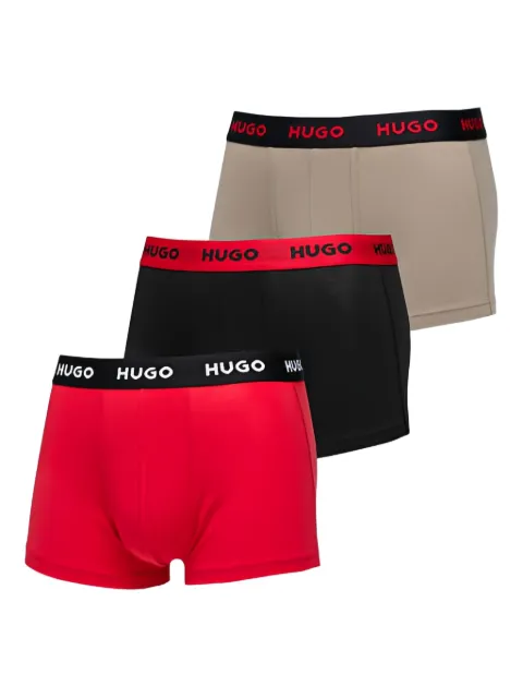 HUGO logo-waistband boxers (pack of three)