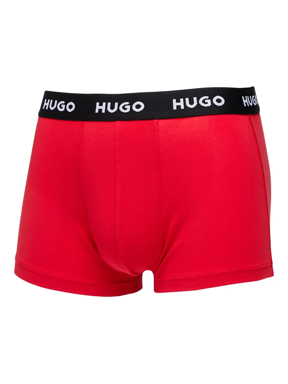 HUGO Drie boxershorts met logoband Rood