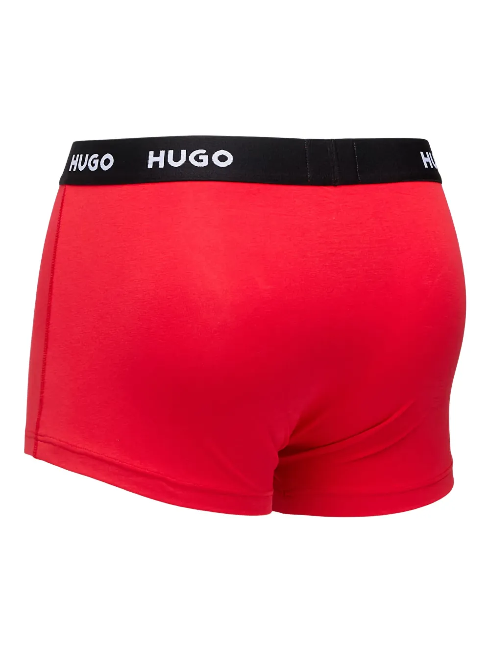 HUGO Drie boxershorts met logoband Rood