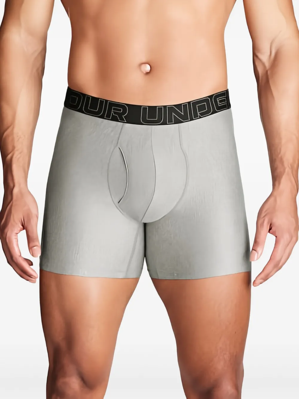 Under Armour Drie boxershorts met logoband Grijs