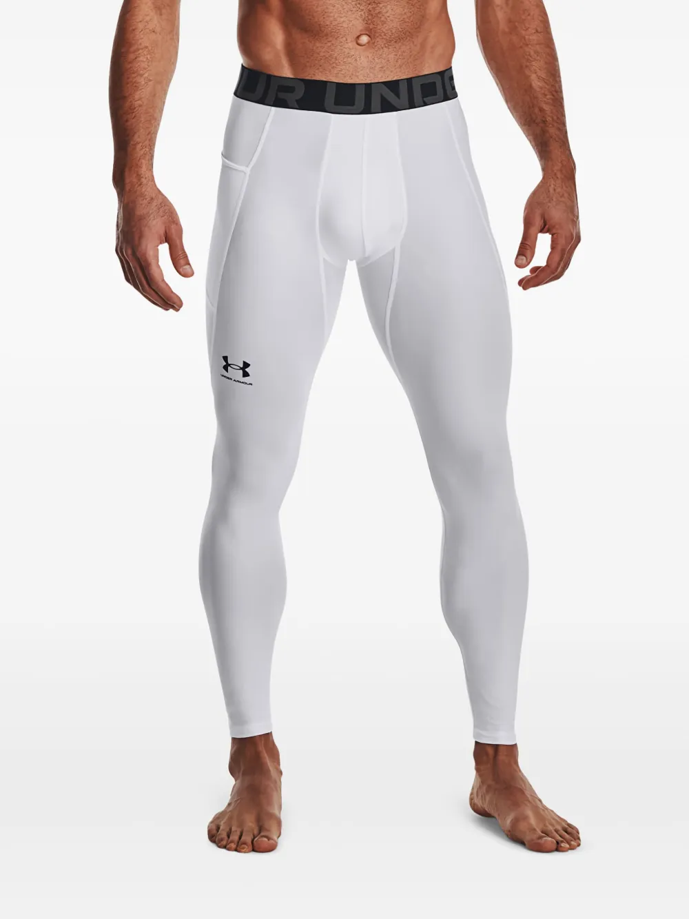 Under Armour Logo-print Leggings In White