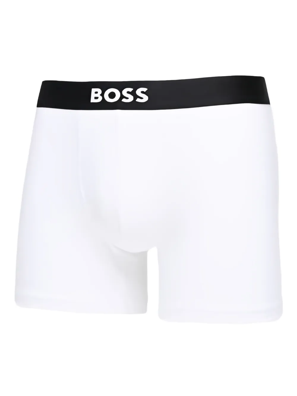 BOSS Drie boxershorts met logoband Wit