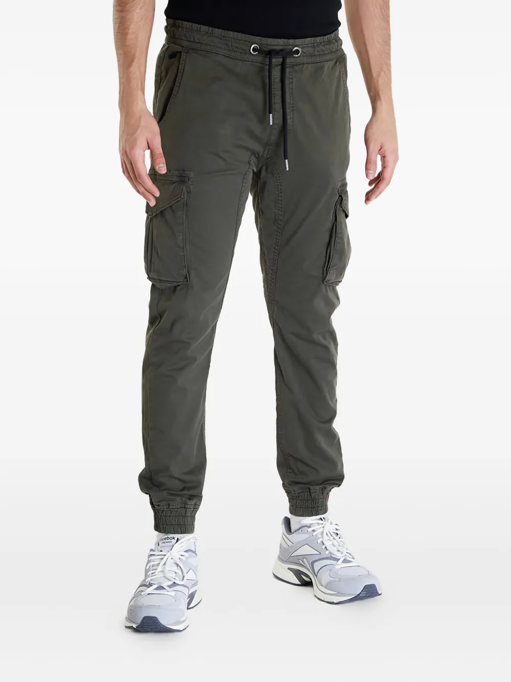 Alpha Industries Broek met cargo zak - Grijs