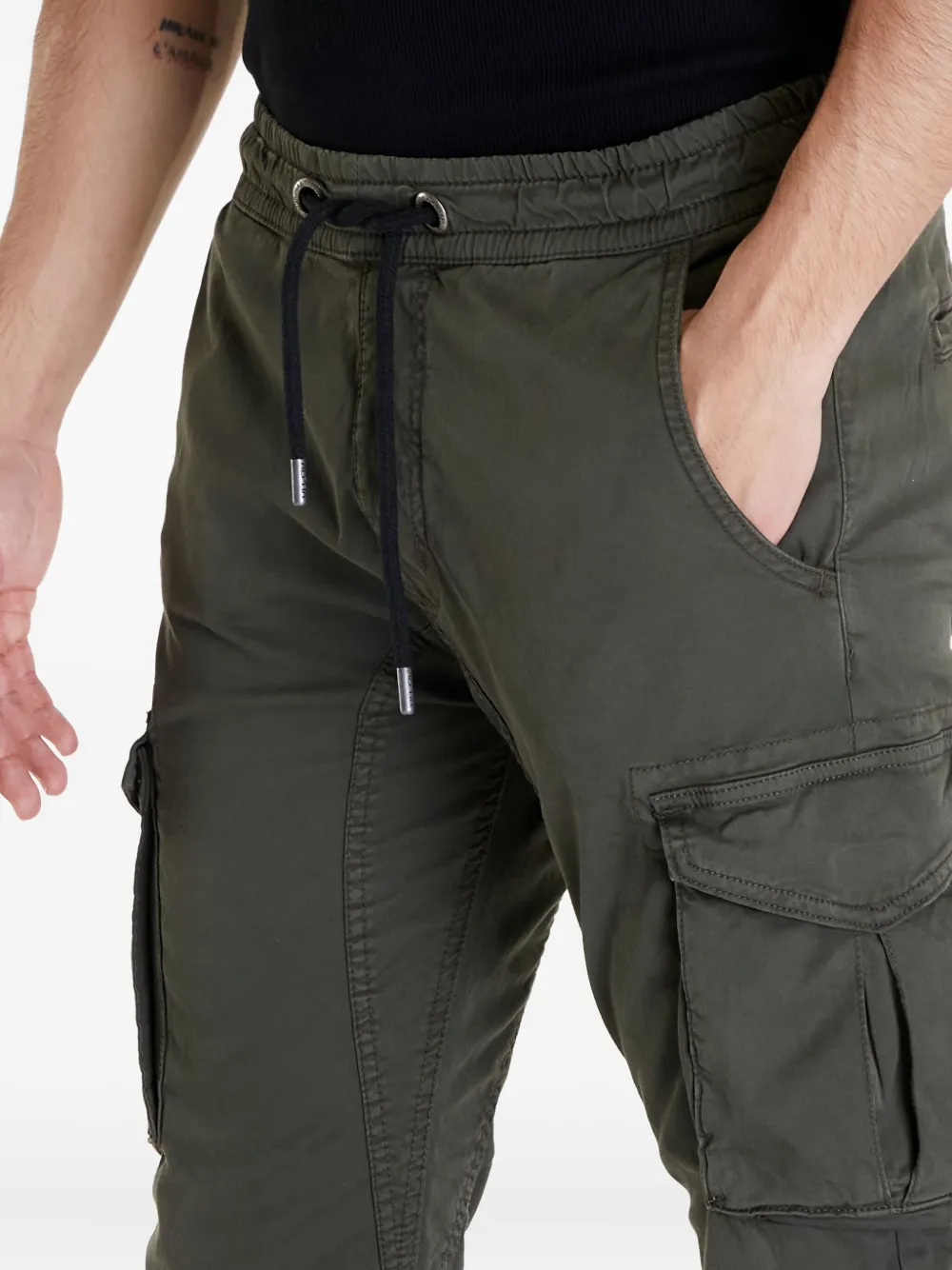 Alpha Industries Cargo-pockets Trousers In Green