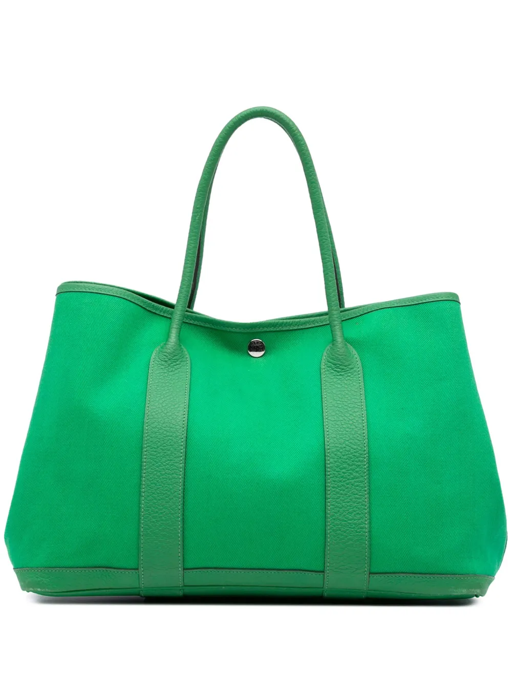 Hermès Pre-Owned 2014 Toile and Negonda Garden Party 36 tote bag - Verde