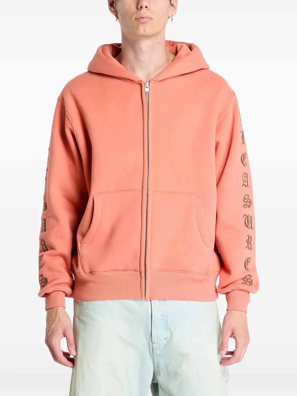 Pleasures Hoodie van katoenblend Oranje