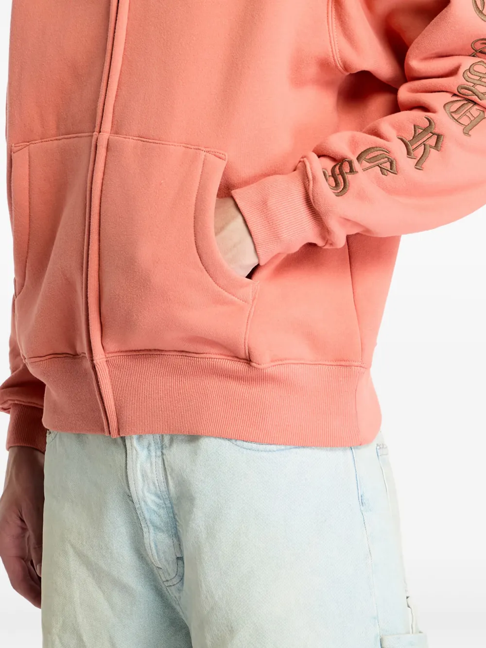 Pleasures Hoodie van katoenblend Oranje