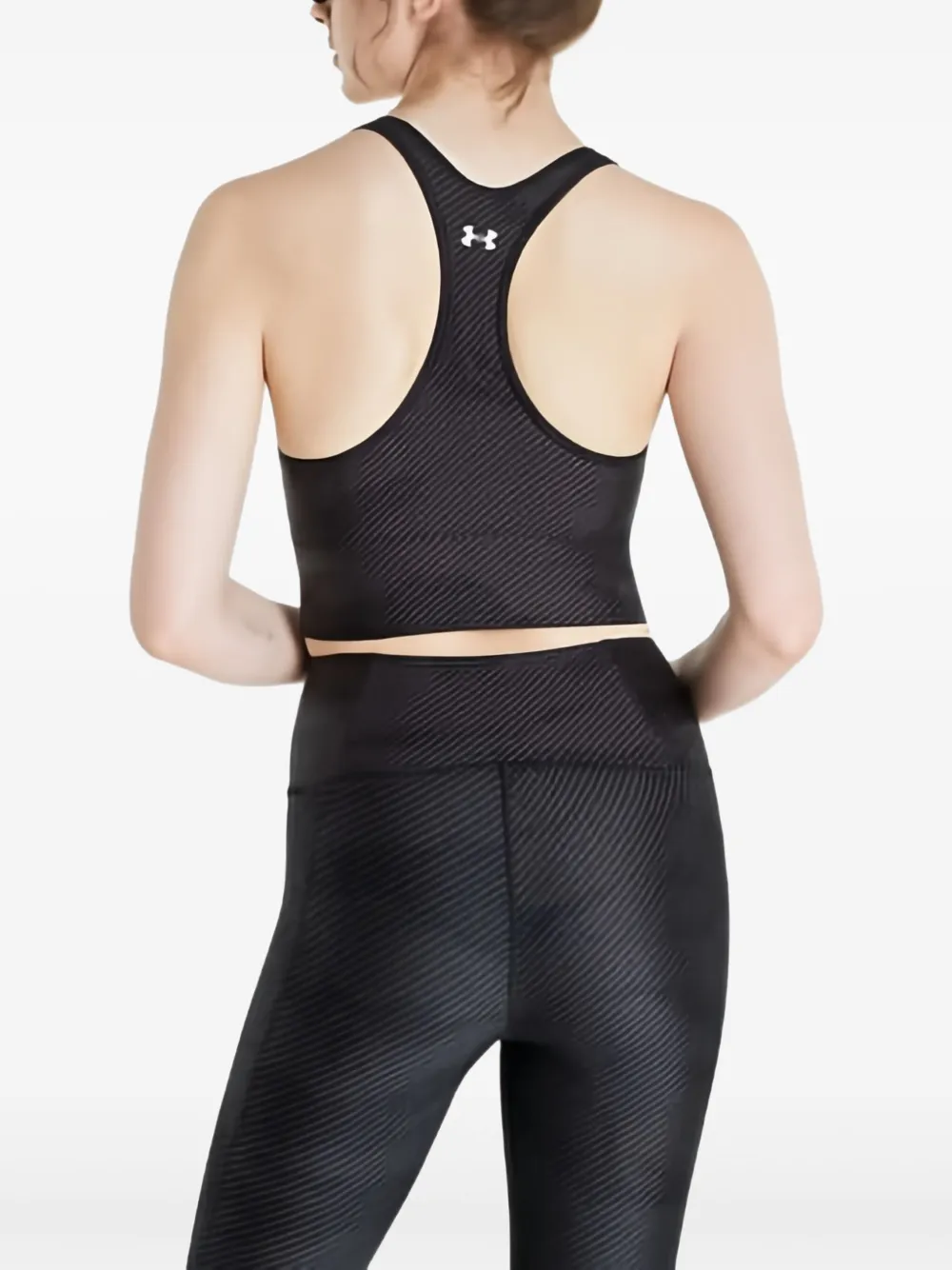 Under Armour Project Rock Sports Bra In Black