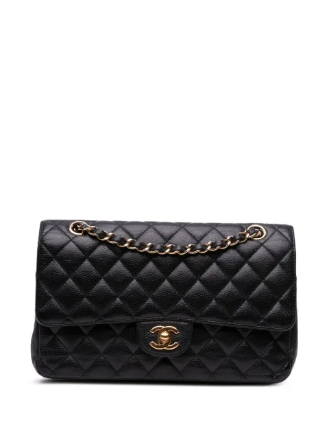 CHANEL Pre-Owned 2014 Medium Classic Caviar Double Flap shoulder bag