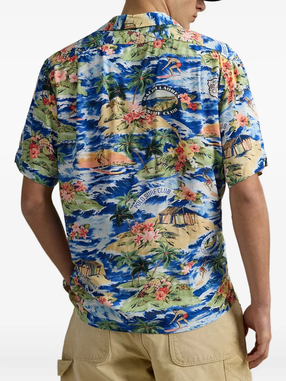 Polo Ralph Lauren Overhemd met print Blauw