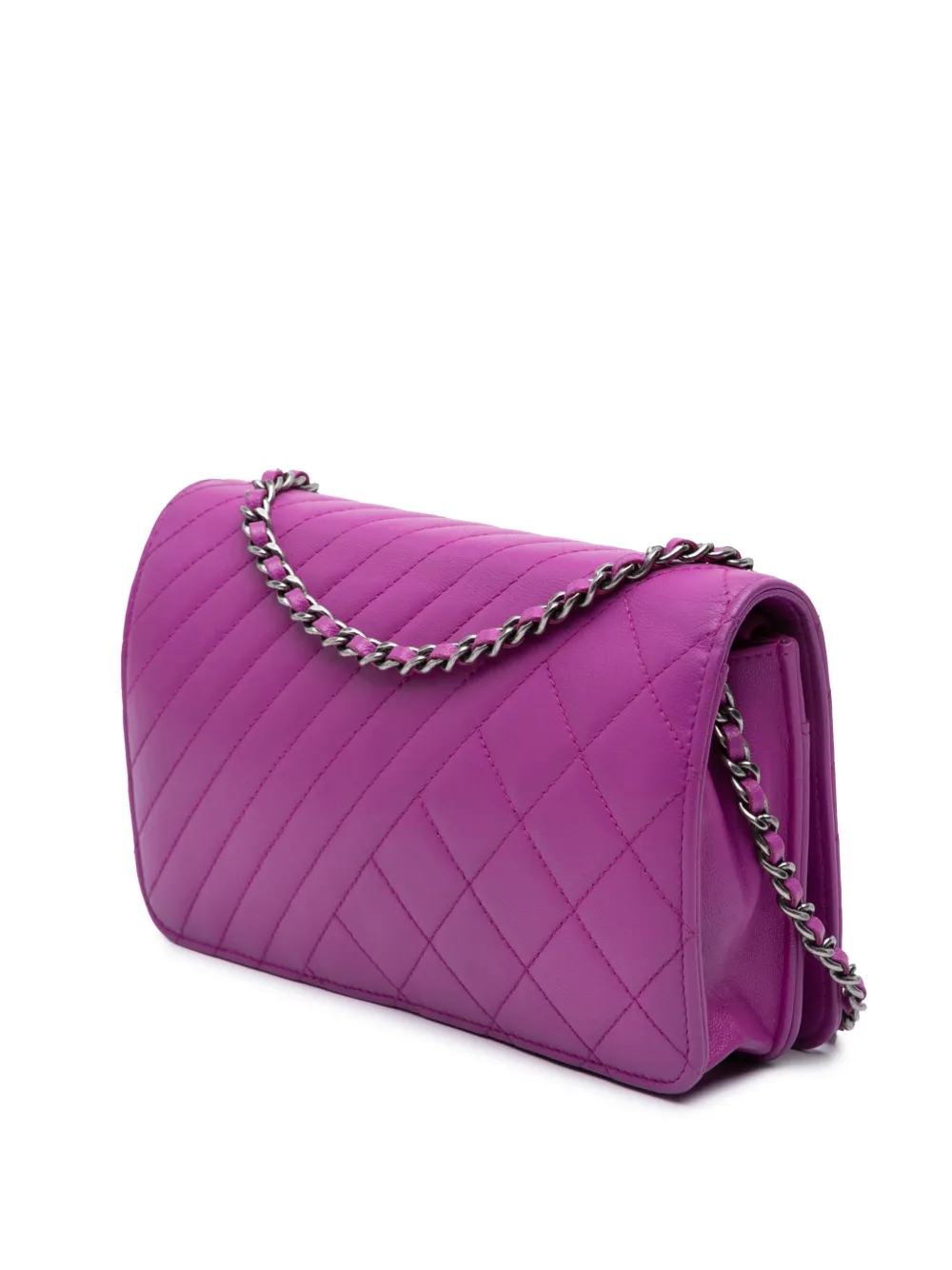 CHANEL Pre-Owned 2014-2015 Lambskin Coco Boy Wallet On Chain crossbody bag | Pre-Owned | Image 2