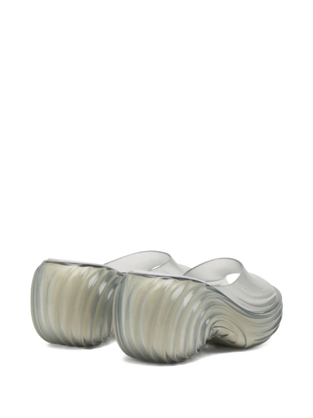 Diesel x Melissa platform swirl sandals Grey