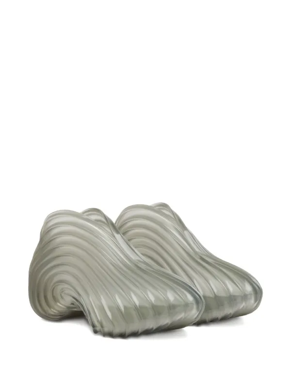 Diesel x Melissa Quantum Ribbed Wave Sneakers | Grey | FARFETCH JO