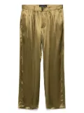 The Editor satin trousers - Green