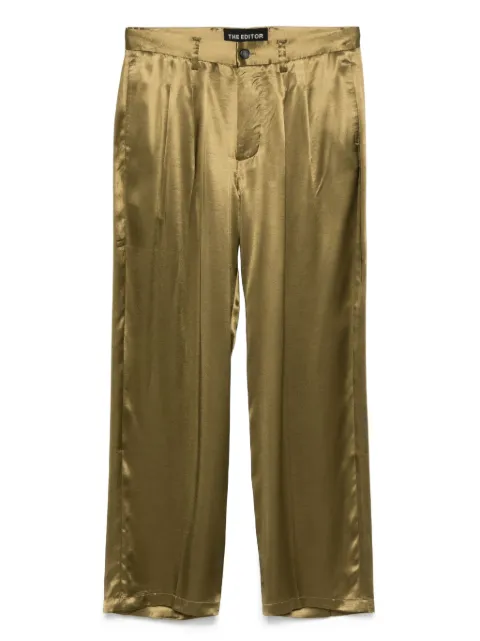 The Editor satin trousers