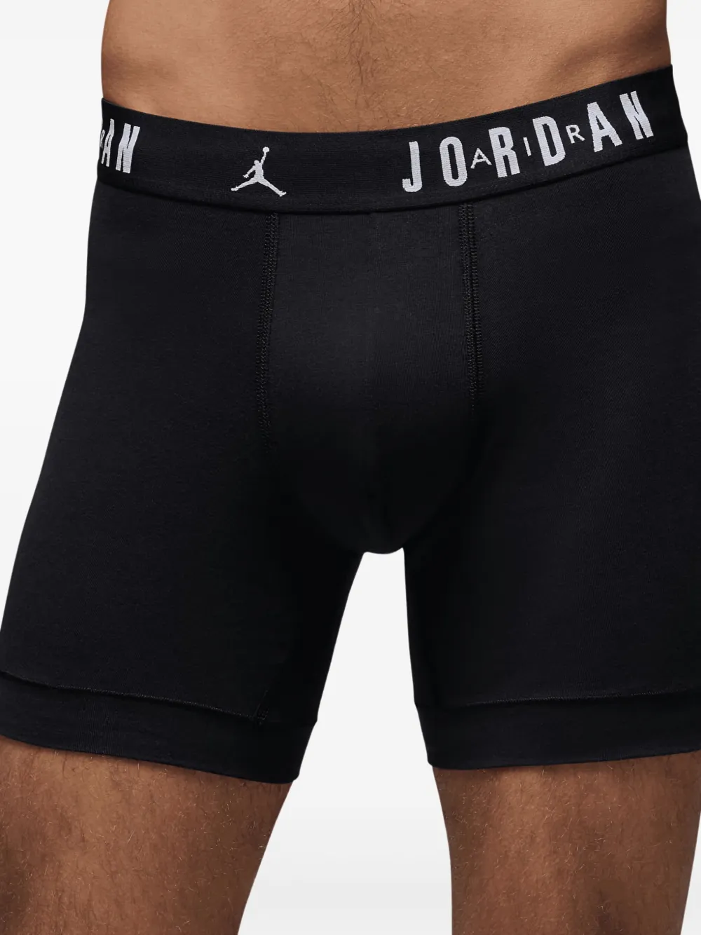 Jordan Drie boxershorts met logoband Zwart